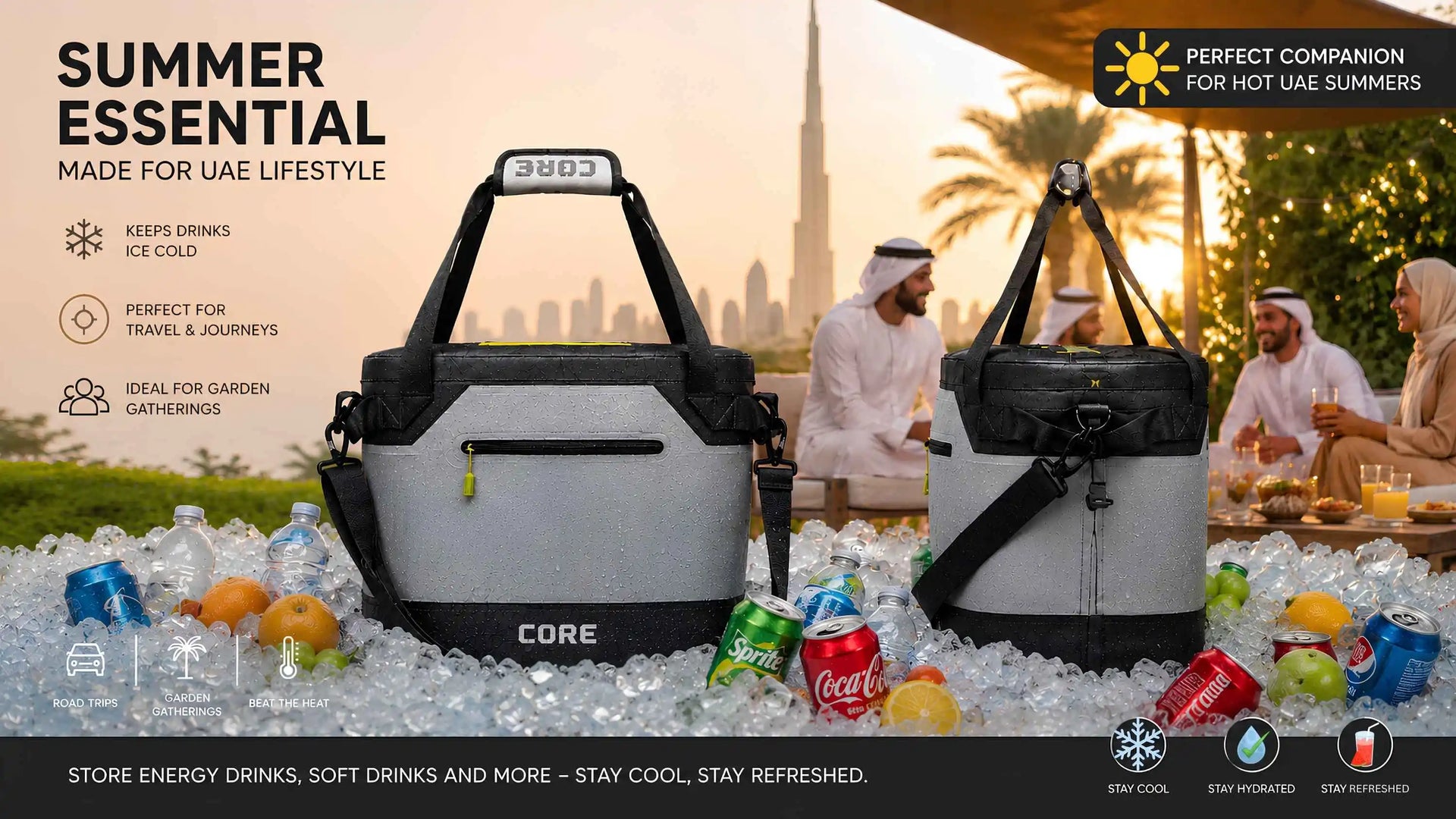 How to Pick the Right Cooler for UAE Weather and for Camping Adventures