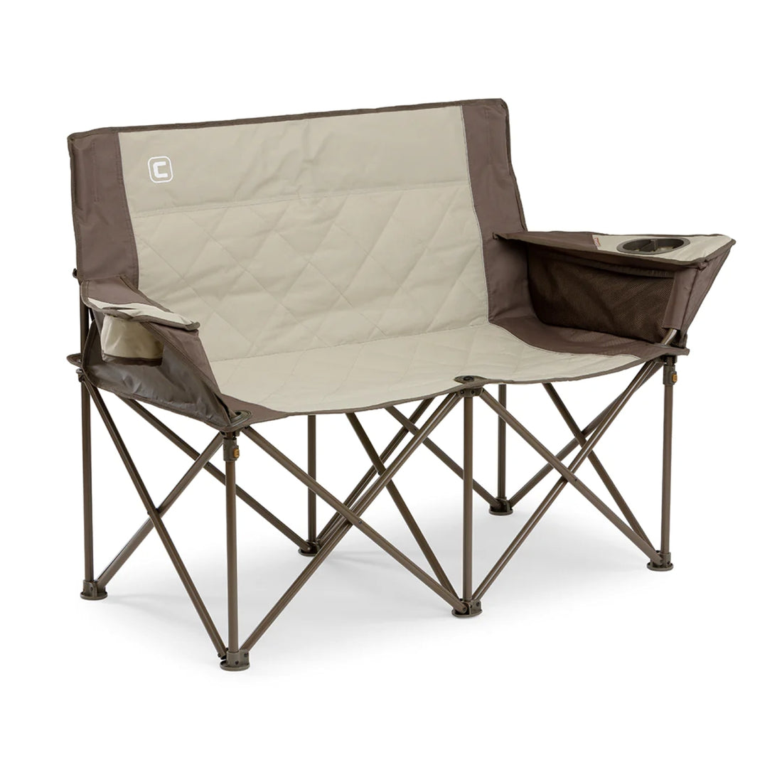 Core Loveseat Double Outdoor Camp Chair - Durable, Portable Seating for Two - Ideal for Camping, Backyard, and Patio Use