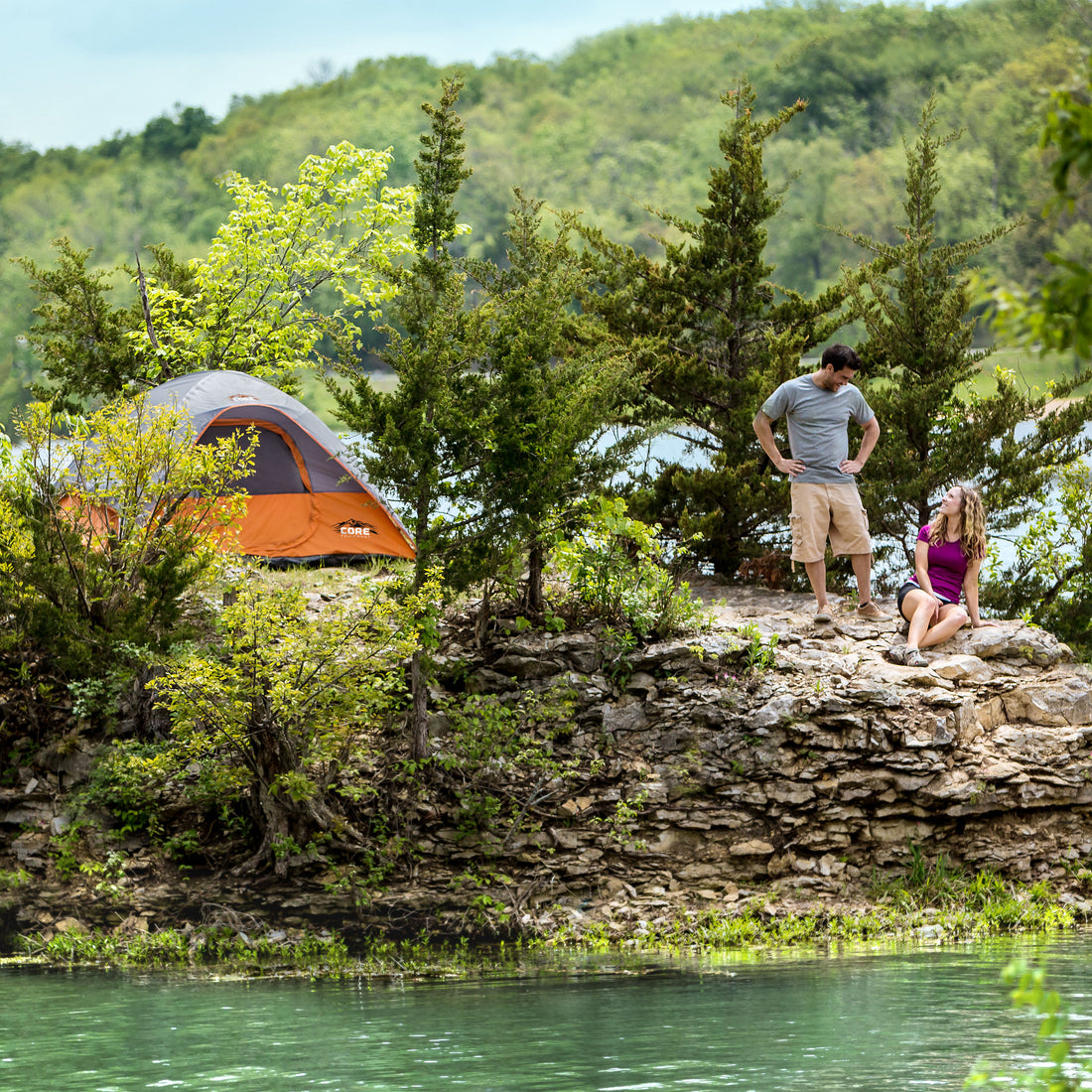 CORE 3 Person Dome Tent 7' x 7'