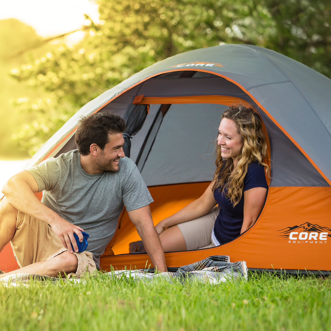 CORE 3 Person Dome Tent 7' x 7'