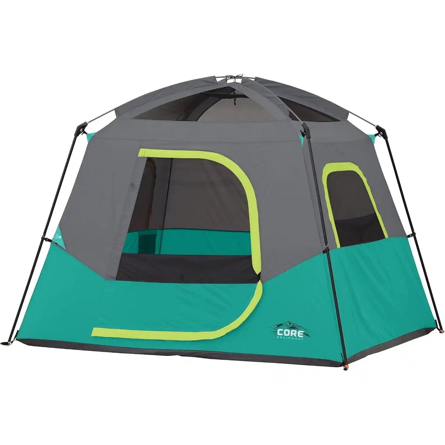 CORE 4 Person Straight Wall Cabin Tent 8' x 7'