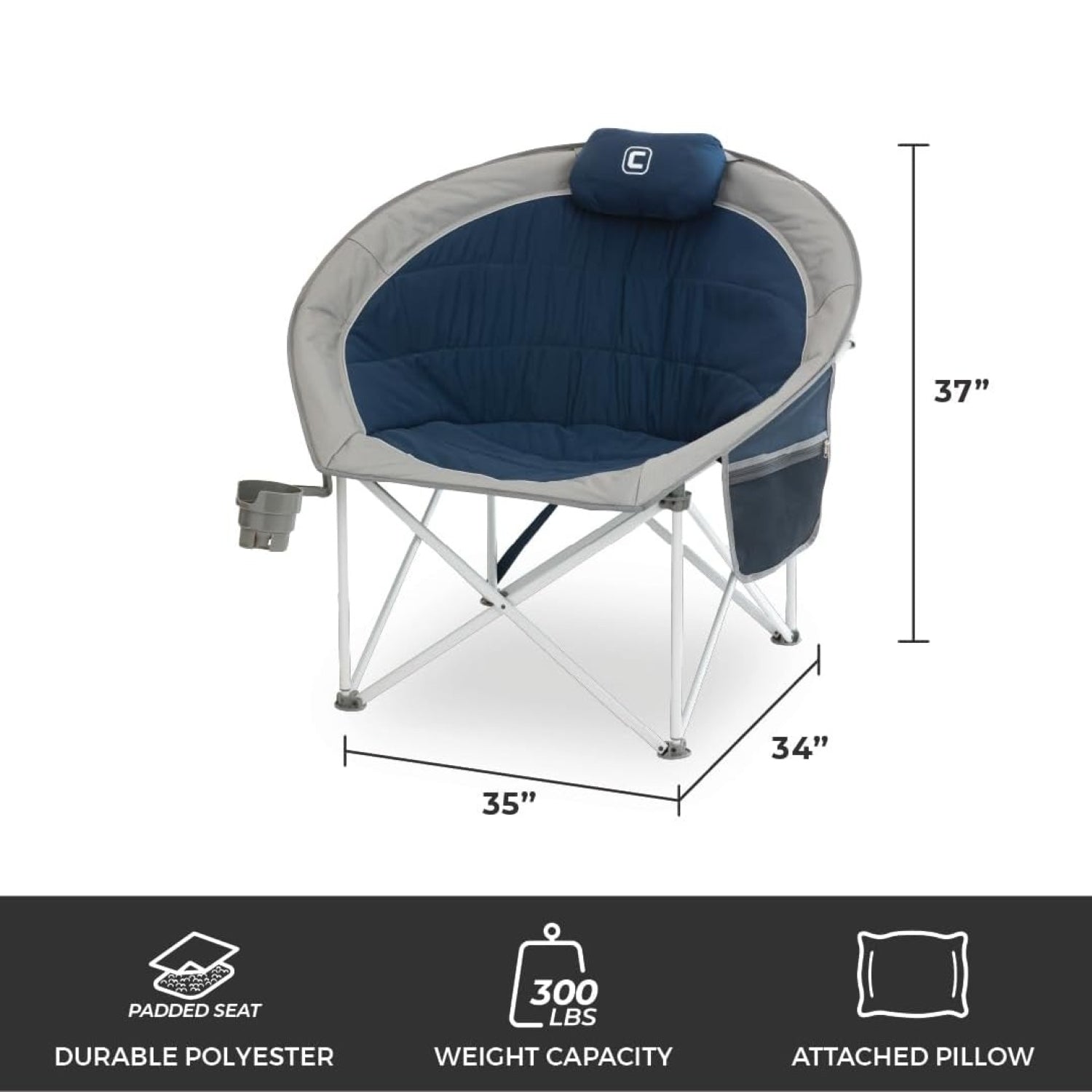 CORE Oversized Round Chair Padded