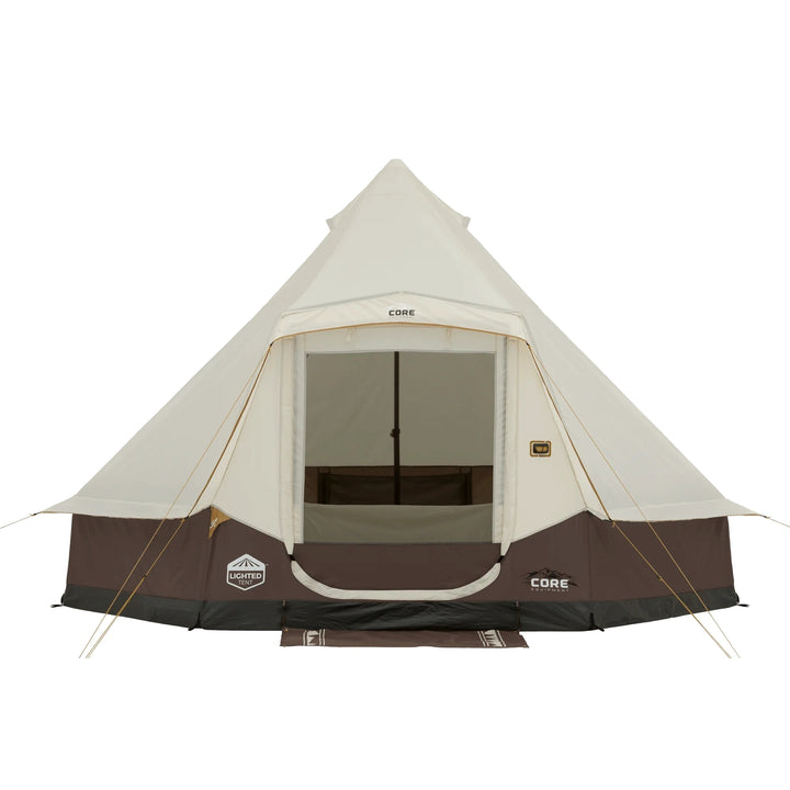 CORE 6 Person Lighted Bell Tent 13' x 12'