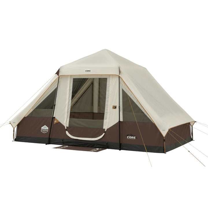 CORE 6 Person Lighted Instant Pyramid Tent 12' x 7'