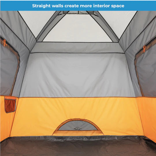 CORE 4 Person Straight Wall Cabin Tent 8' x 7'