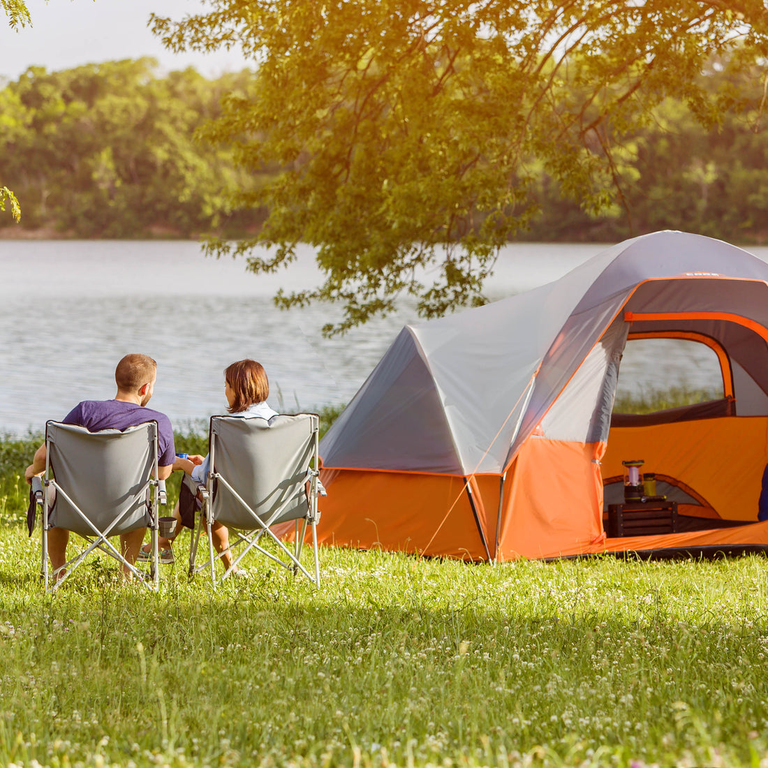 CORE 9 Person Extended Dome Tent 16' x 9'