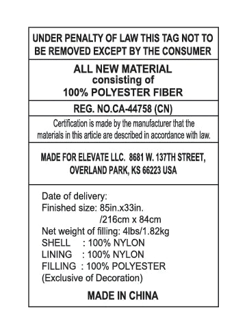 A blue and gray CORE 10-degree mummy sleeping bag. The sleeping bag is designed for cold weather camping and features a mummy shape for warmth and insulation.