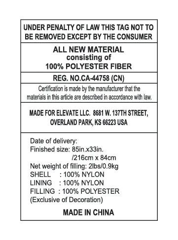 CORE 30 Degree Mummy Sleeping Bag