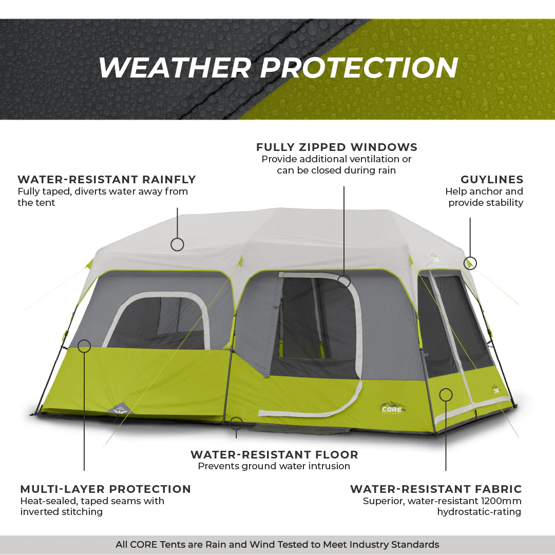 CORE 9 Person Instant Cabin Tent 14' x 9'