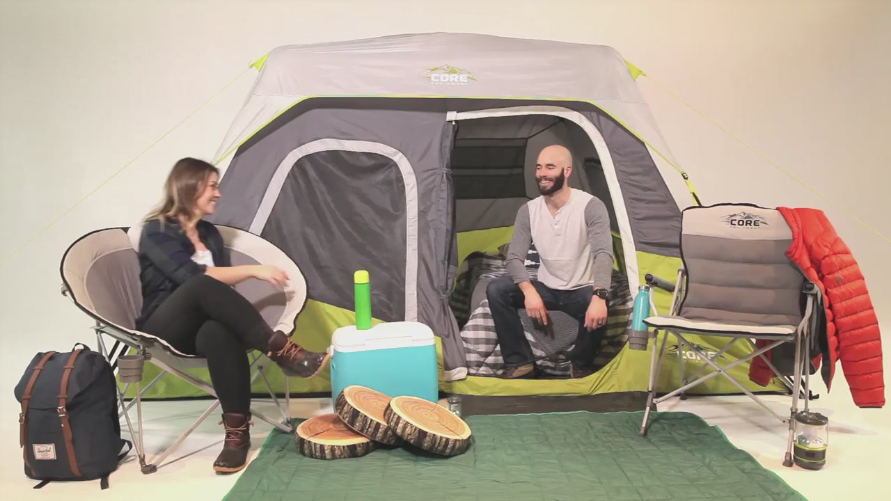 خيمة CORE 6 أشخاص فورية 11 × 9 قدم 