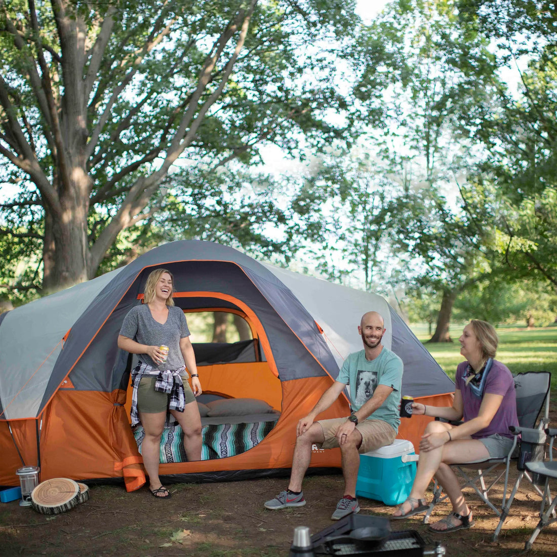 CORE 9 Person Extended Dome Tent 16' x 9'