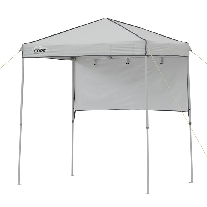 CORE 6’ x 4’ Instant Canopy (Gazebo) with Half Sun Wall