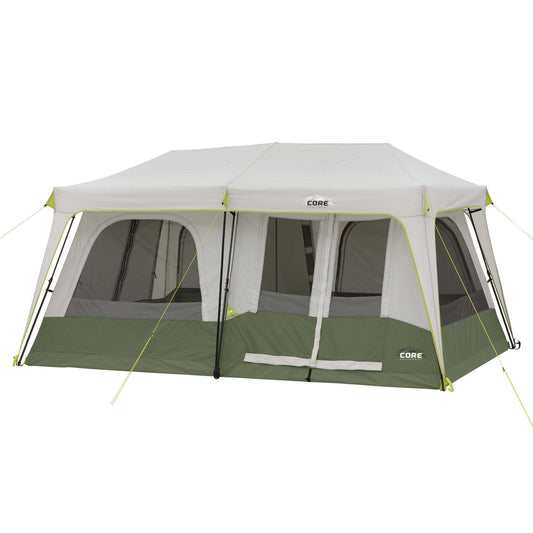 CORE 10 Person Lighted Instant Tent with Screen Room 14' x 10