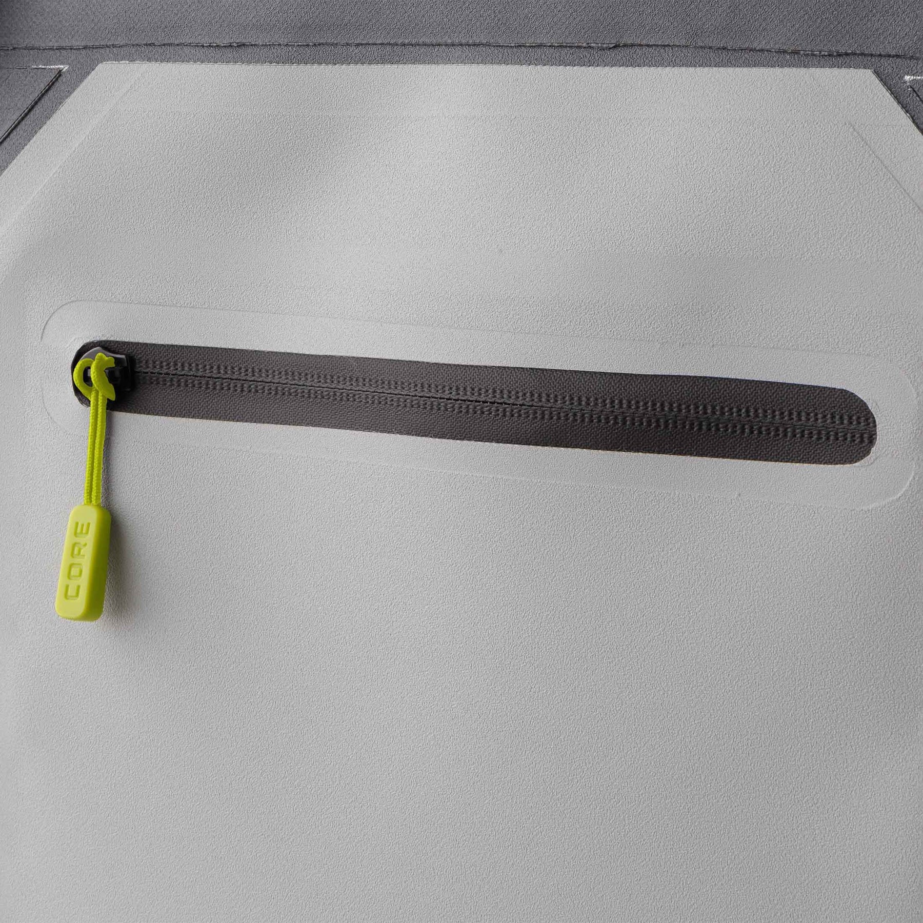 A blue CORE 10-liter soft cooler tote with a padded, insulated interior. The cooler is designed to hold up to 12 cans or other beverages and features a comfortable carrying handle.