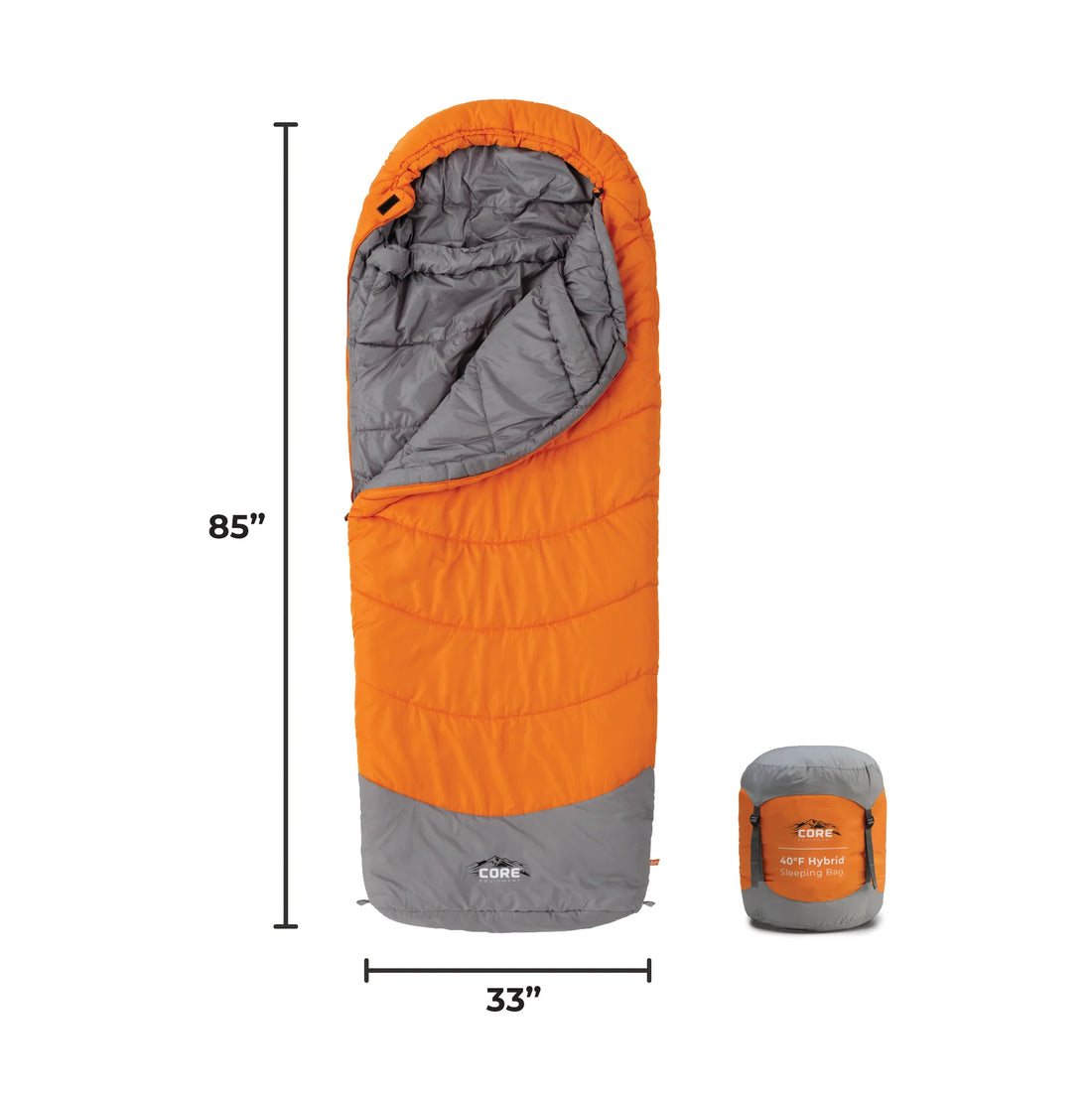 CORE 40 Degree Hybrid Sleeping Bag