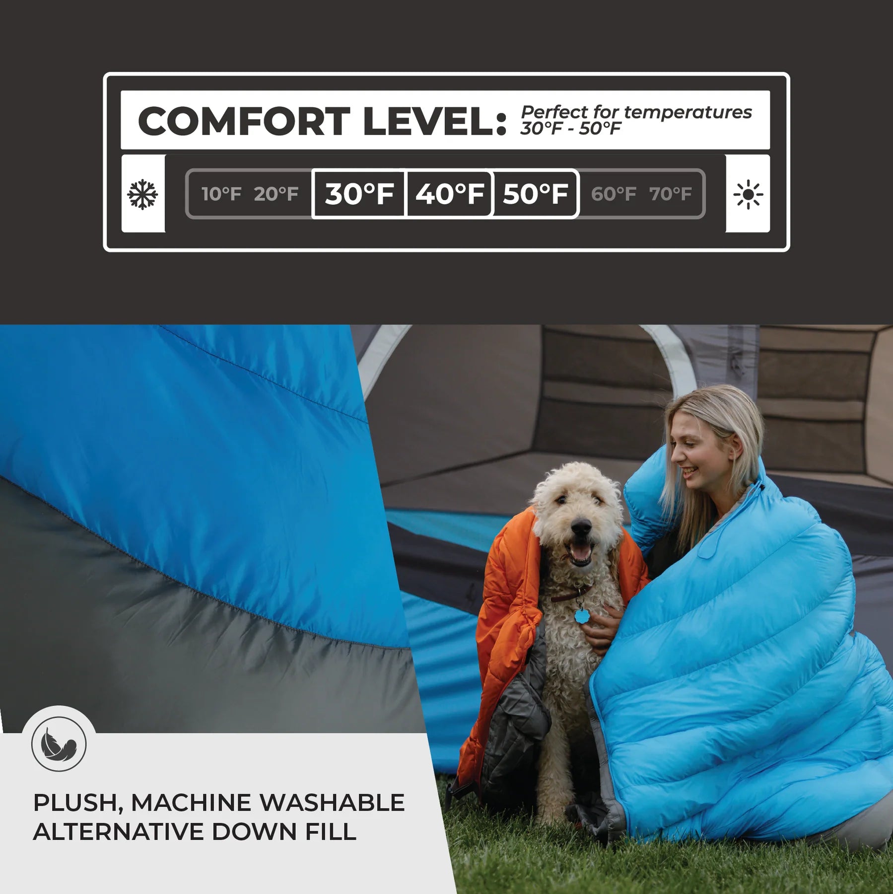 CORE 30 Degree Mummy Sleeping Bag