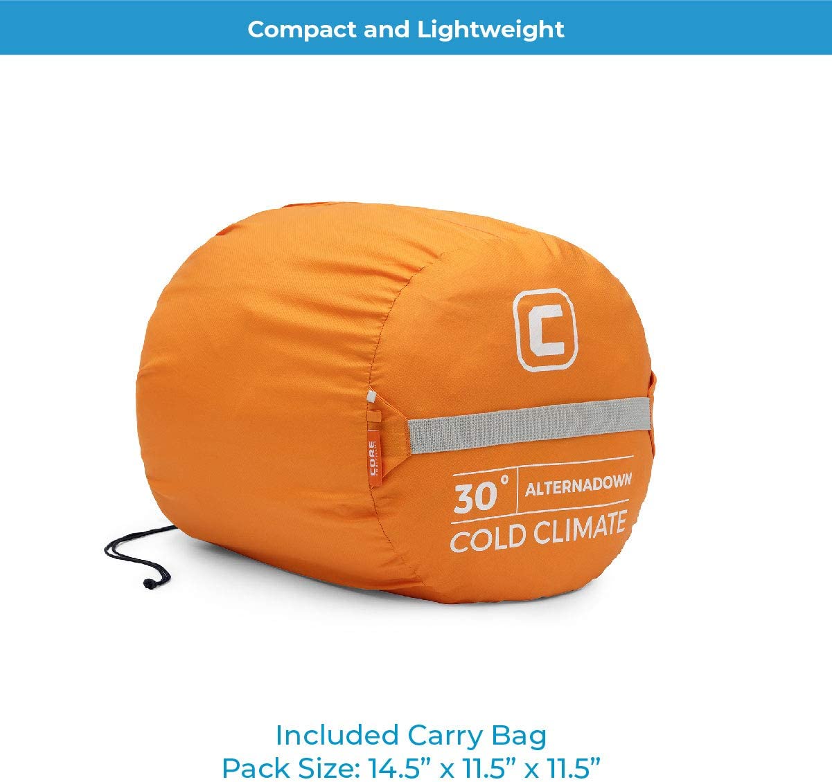CORE 30 Degree Alternadown Cold Climate Sleeping Bag