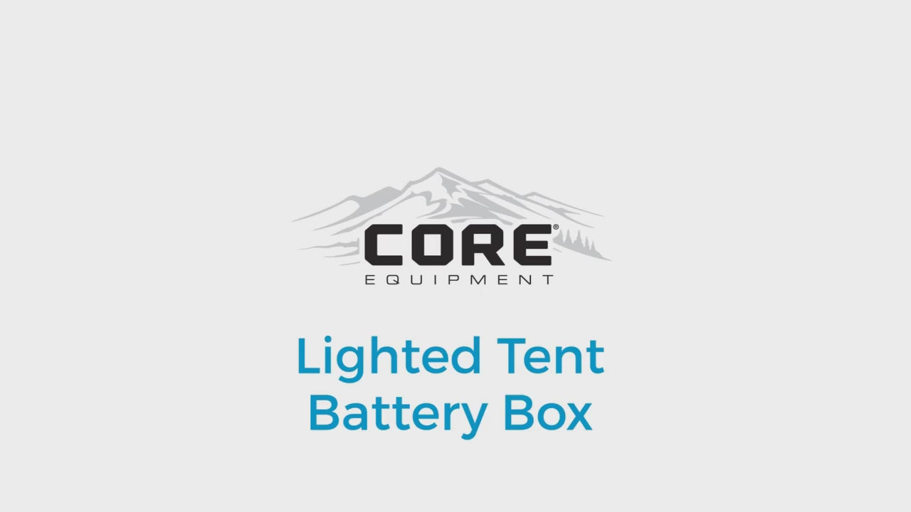 12 Person Lighted Instant Cabin Tent 18' x 10' – Core Equipment