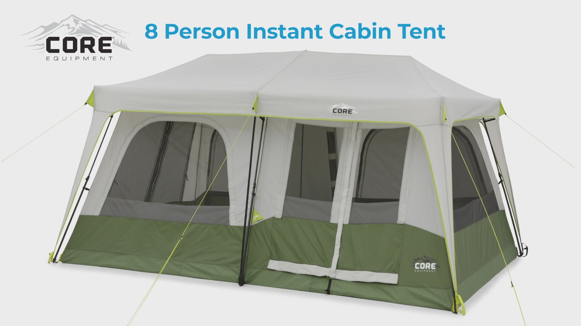 CORE 8 Person Instant Cabin Performance Tent 13' x 9'
